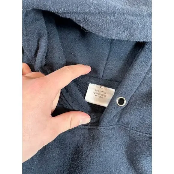 Vintage Wrigley Field Chicago Sweatshirts Hoodie Men XL Navy Collegiate Baseball - Picture 3 of 5